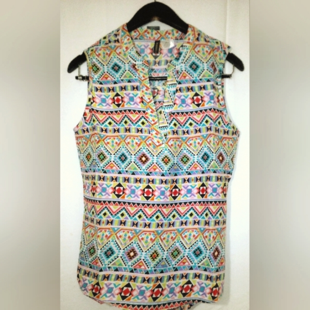 Manhattan blues printed top